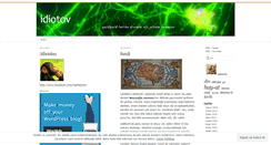Desktop Screenshot of idiotov.wordpress.com