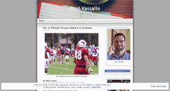 Desktop Screenshot of paulvassallofootball.wordpress.com