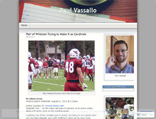 Tablet Screenshot of paulvassallofootball.wordpress.com