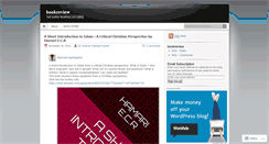 Desktop Screenshot of bookreviewz.wordpress.com