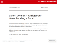 Tablet Screenshot of lahorikhaabay.wordpress.com