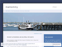 Tablet Screenshot of mamommy.wordpress.com