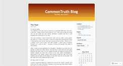 Desktop Screenshot of ctbible.wordpress.com