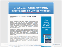 Tablet Screenshot of progettoguida.wordpress.com