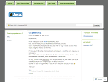 Tablet Screenshot of jaca.wordpress.com