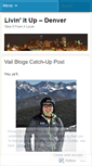 Mobile Screenshot of livinitupdenver.wordpress.com