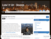 Tablet Screenshot of livinitupdenver.wordpress.com
