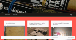 Desktop Screenshot of libredelibro.wordpress.com