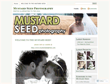 Tablet Screenshot of mustardseedphotography.wordpress.com