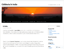 Tablet Screenshot of calatorieinindia.wordpress.com