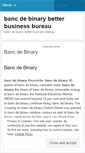 Mobile Screenshot of miami.bancdebinarybetterbusinessbureau.wordpress.com