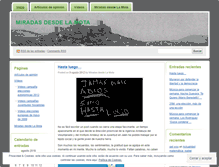 Tablet Screenshot of miradasdesdelamota.wordpress.com