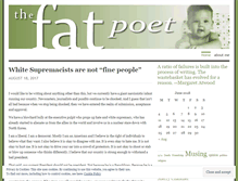 Tablet Screenshot of fatpoet.wordpress.com