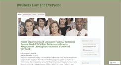 Desktop Screenshot of businesslawforeveryone.wordpress.com
