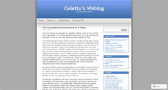 Desktop Screenshot of celettu.wordpress.com