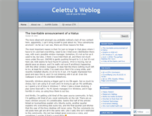Tablet Screenshot of celettu.wordpress.com