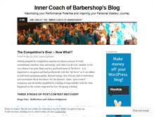 Tablet Screenshot of innercoachofbarbershop.wordpress.com