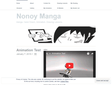 Tablet Screenshot of nonoymanga.wordpress.com