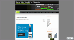 Desktop Screenshot of cursotallerweb20.wordpress.com