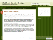 Tablet Screenshot of mcclearydesigns.wordpress.com