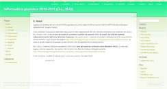 Desktop Screenshot of informaticagiuridicagsduemiladieci.wordpress.com