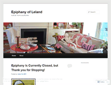 Tablet Screenshot of epiphanyofleland.wordpress.com