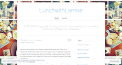 Desktop Screenshot of lunchwithlamise.wordpress.com