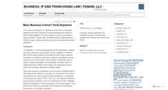 Desktop Screenshot of businessandfranchiselaw.wordpress.com