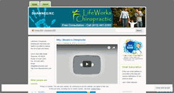 Desktop Screenshot of lifeworkschiro.wordpress.com