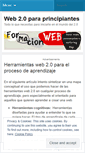 Mobile Screenshot of formacioweb.wordpress.com