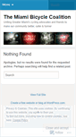 Mobile Screenshot of miamibicycle.wordpress.com