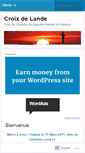 Mobile Screenshot of croixdelande.wordpress.com