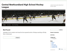 Tablet Screenshot of cnhl.wordpress.com