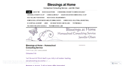 Desktop Screenshot of blessingsathome2011.wordpress.com