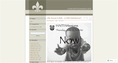 Desktop Screenshot of conceptionsoflife.wordpress.com