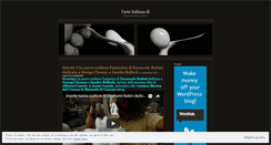 Desktop Screenshot of emanuelerubiniscultore.wordpress.com
