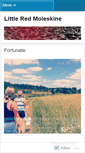 Mobile Screenshot of littleredmoleskine.wordpress.com