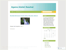 Tablet Screenshot of nasehatrumaysho.wordpress.com