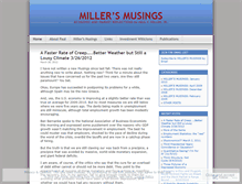 Tablet Screenshot of musingsbymiller.wordpress.com