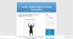 Desktop Screenshot of loraincountyona.wordpress.com