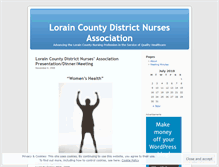 Tablet Screenshot of loraincountyona.wordpress.com