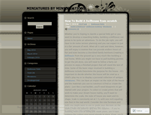 Tablet Screenshot of minicreations.wordpress.com