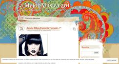 Desktop Screenshot of lamejormusica2011.wordpress.com