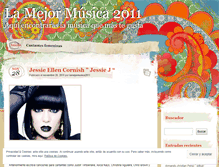 Tablet Screenshot of lamejormusica2011.wordpress.com