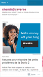 Mobile Screenshot of chemin2traverse.wordpress.com