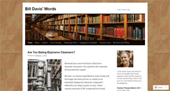 Desktop Screenshot of billdaviswords.wordpress.com