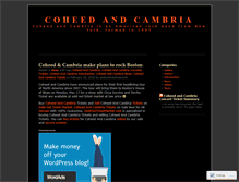 Tablet Screenshot of coheedncambria.wordpress.com