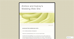 Desktop Screenshot of andrewandaubrey.wordpress.com