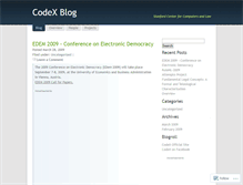 Tablet Screenshot of codexnews.wordpress.com