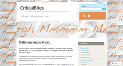 Desktop Screenshot of criticalbites.wordpress.com